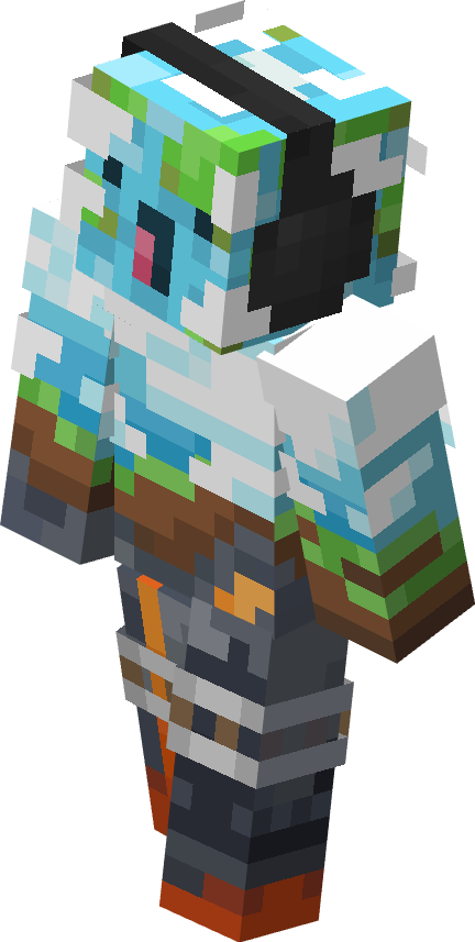 A render of CeruleanDerpo's Minecraft skin